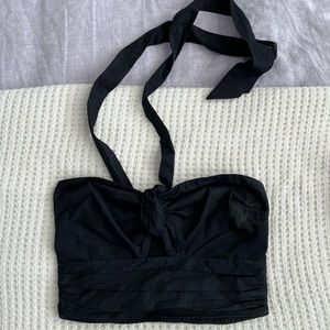 Abercrombie Keyhole Halter Crop Top